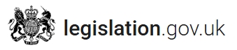Legislation.gov.uk logo featuring the UK Royal Coat of Arms beside the text “legislation.gov.uk”