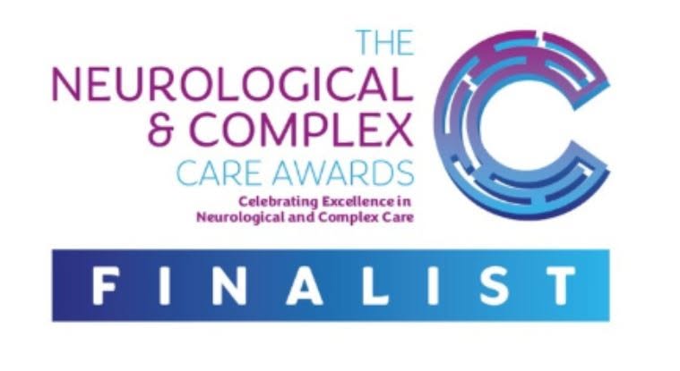 An award finalist graphic for The Neurological & Complex Care Awards.