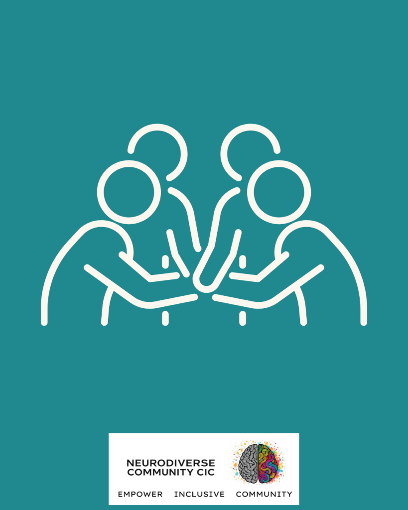 icon of people putting their hands in as a team